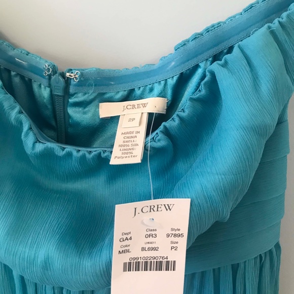 J. Crew strapless chiffon dress - Picture 2 of 2